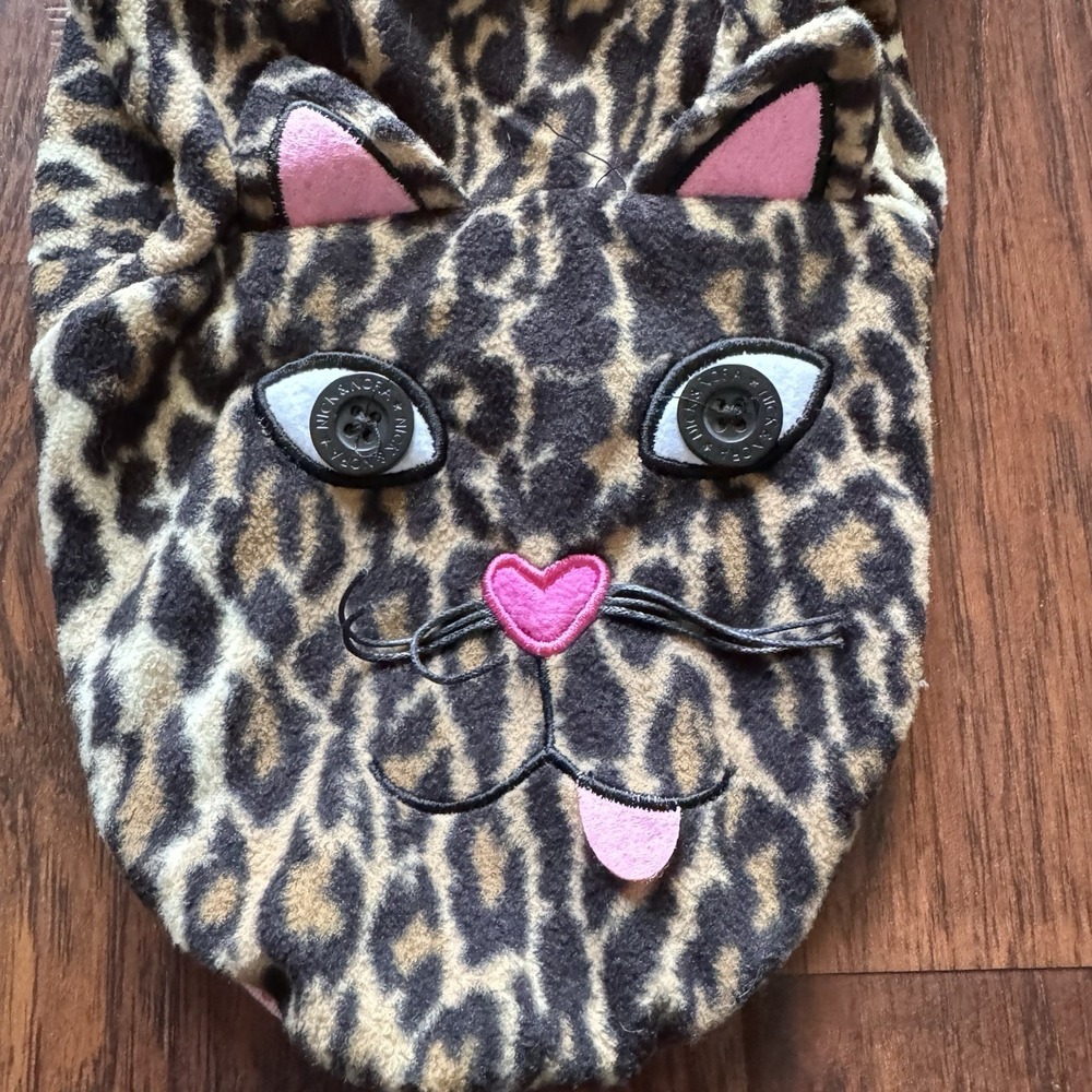 NWT NICK & NORA Footie Pajamas Leopard Print Fleece Womens 2XL Comfy Soft Lounge - Picture 13 of 16
